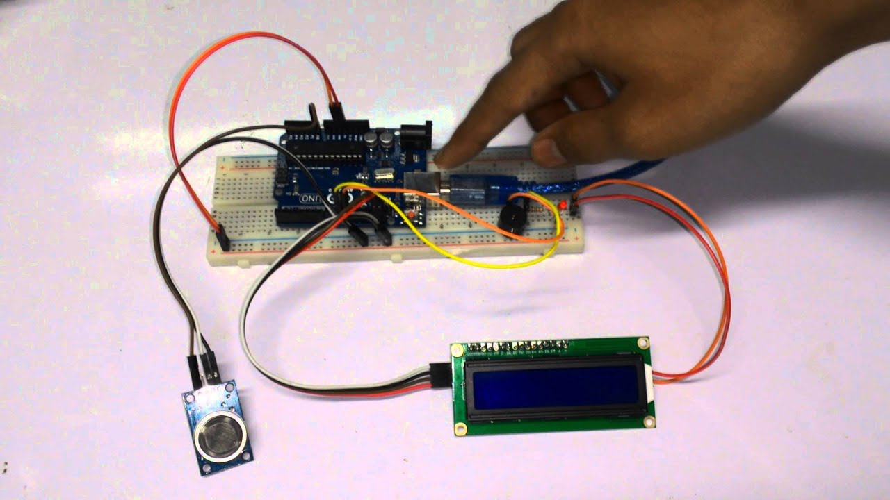 เครื่องตรวจจับ Gas LPG โดย MQ2 Gas Sensor Module กับ บอร์ด Arduino Uno ...