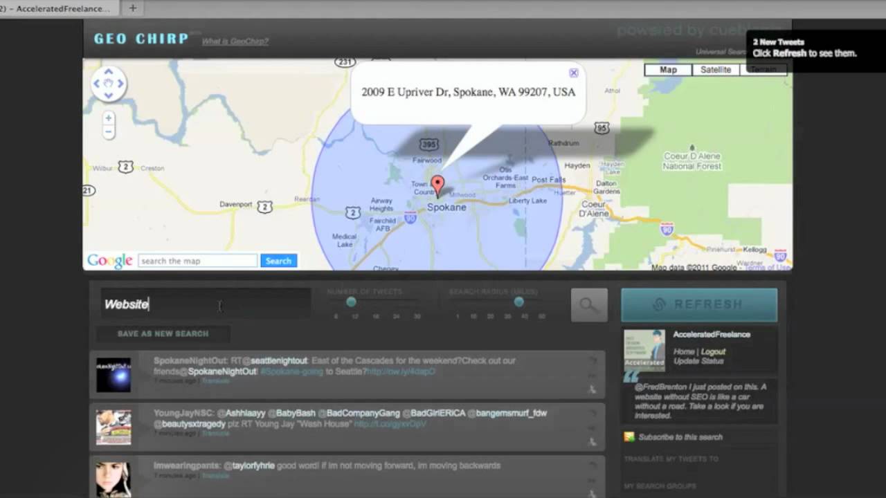 Local Marketing with Geo Tweet