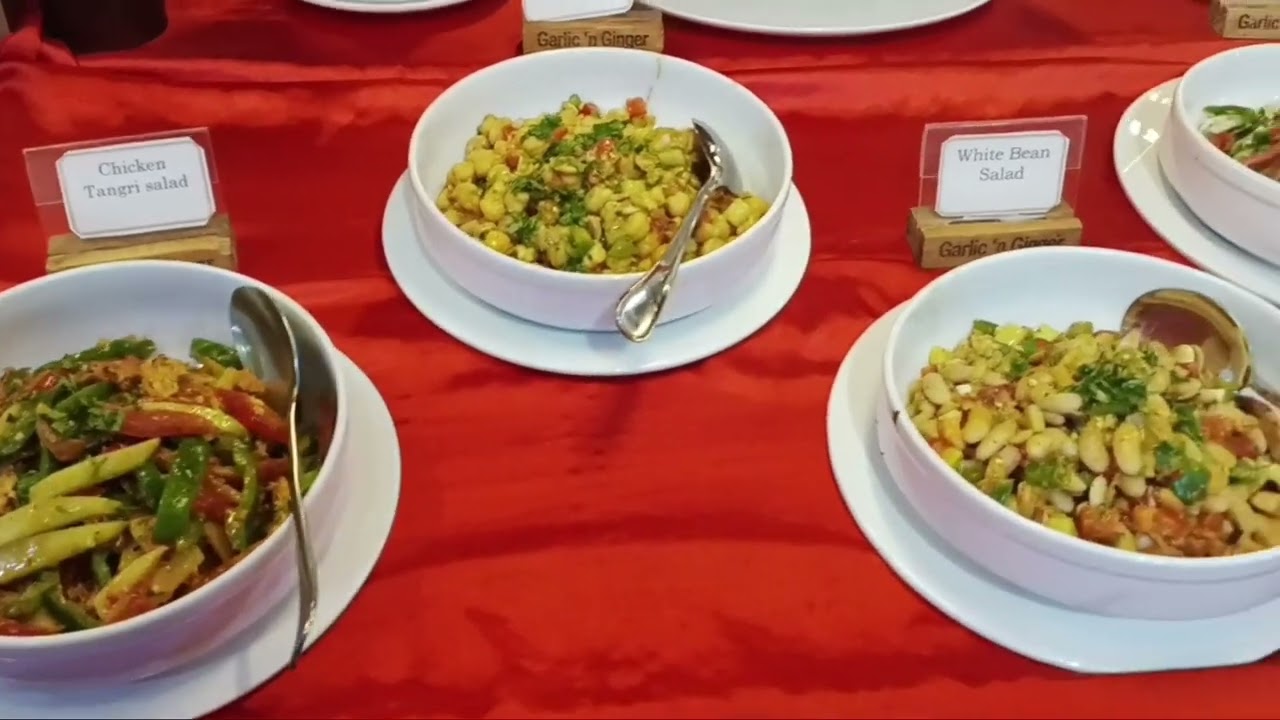 Best Soup and Chicken Tangri Salad at Garlic 'n Ginger!