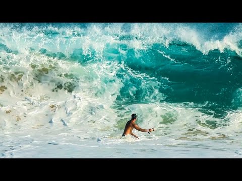 Sandy Beach Hurricane Iselle Surf