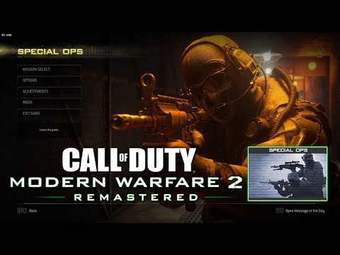 MW2 Remastered All Special OPS VETERAN Missions V3 0 1 H2 Mod
