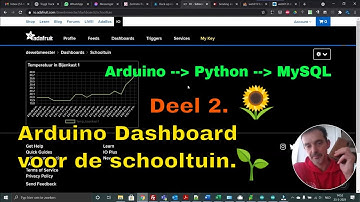 Deel 2 - MySql Database via Arduino - data dashboard voor de schooltuin - deel 2