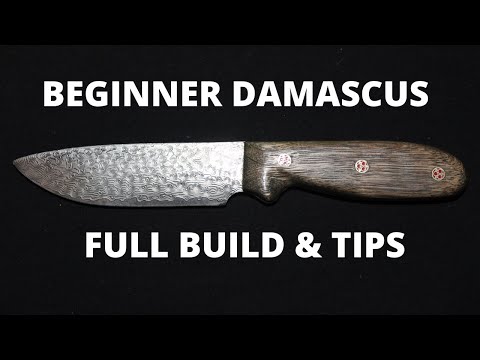 Shaping, Fit, & Finish of Modern Damascus: Knife Making for Beginners