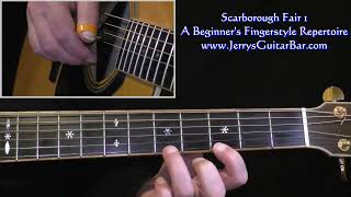 A Beginner's Fingerstyle Repertoire Guitar Lessons - Jerry's