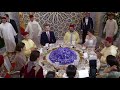 SS.MM. los Reyes en la cena de gala ofrecida por el Rey de Marruecos