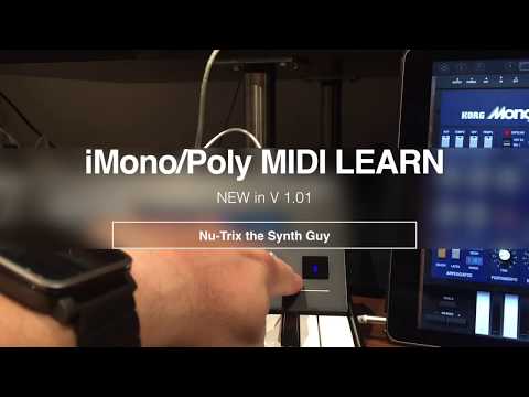 iMono/Poly V1.01 New MIDI LEARN feature