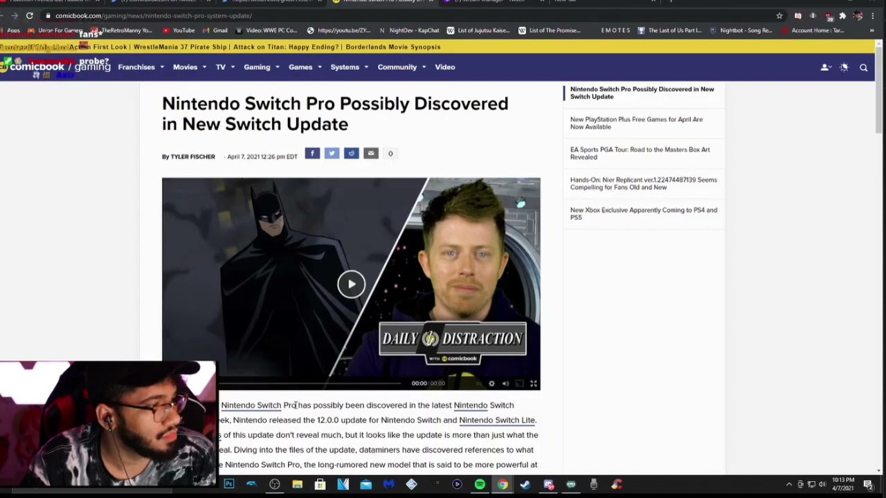 Retro catches up with the news (4.7.21)