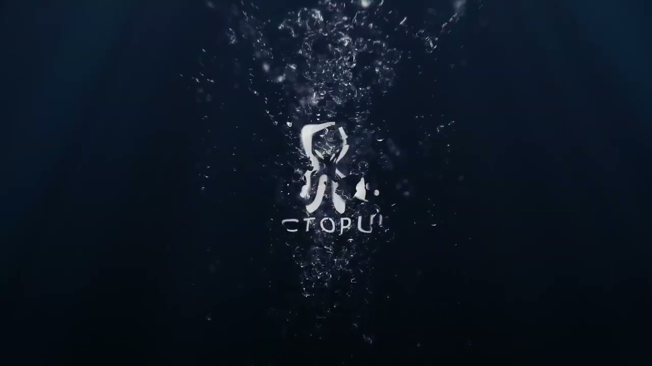 3060  - Underwater Splash water aqua Logo Reveal animated intro opener motion graphic