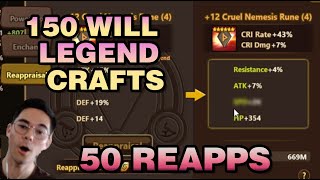Over 150 Will Legend Crafts + 50 Reapps
