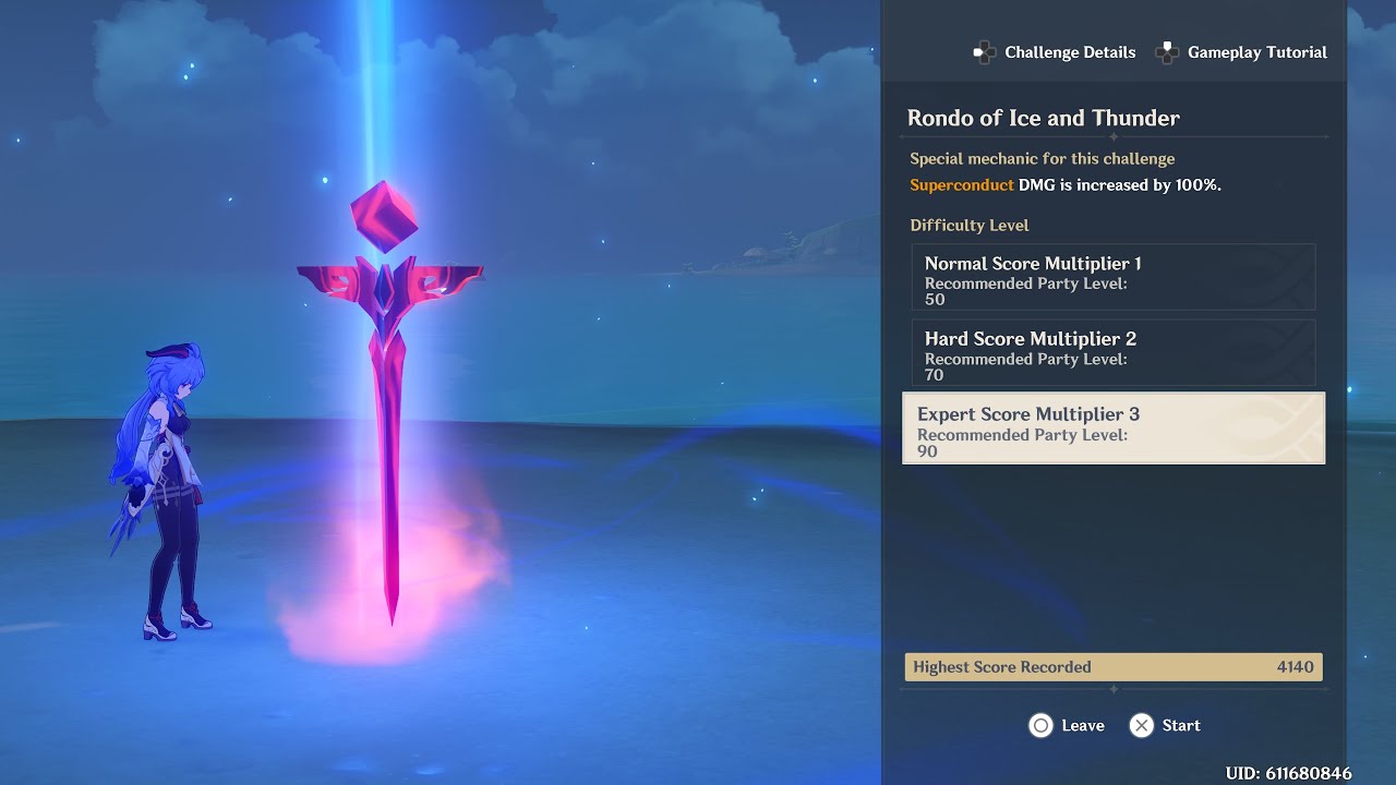 Never Ending Battle Day 1 4000 Points 1.6 New Event Genshin Impact YouTube