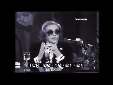 «he vívido toda la vida añorando ternura» Tita Merello, entrevista con Antonio Carrizo (1984).
