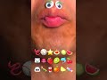 ASMR Emoji Foods Challenge Satisfying Eating Sounds For Relaxing 😋😋😋 #ASMR