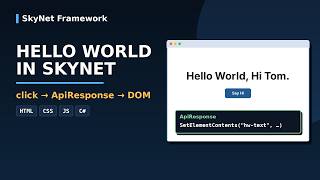 SkyNet - Build Hello World from scratch in under 5 minutes.