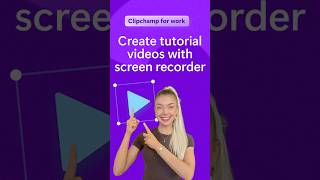 Turn screen recordings into a tutorial or demo videos with the screen recorder in Clipchamp for work
