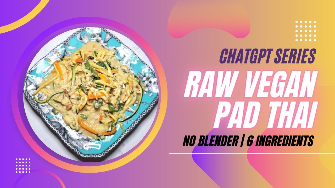 🍜Easy Raw Vegan Recipe w/ Zuchinni Noodles YouTube