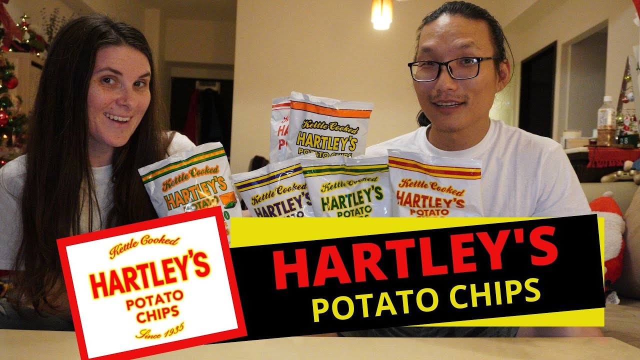 Tasting HARTLEY'S POTATO CHIPS, a Pennsylvanian classic, from Taiwan