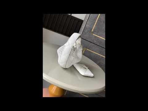 Cream OHANEL 25s Fishnet Clutch Hula Hoop Is Here This Season S Pouches Are All About Love