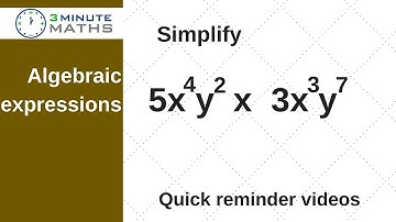 Indices - simplify multiplication of terms - GCSE maths