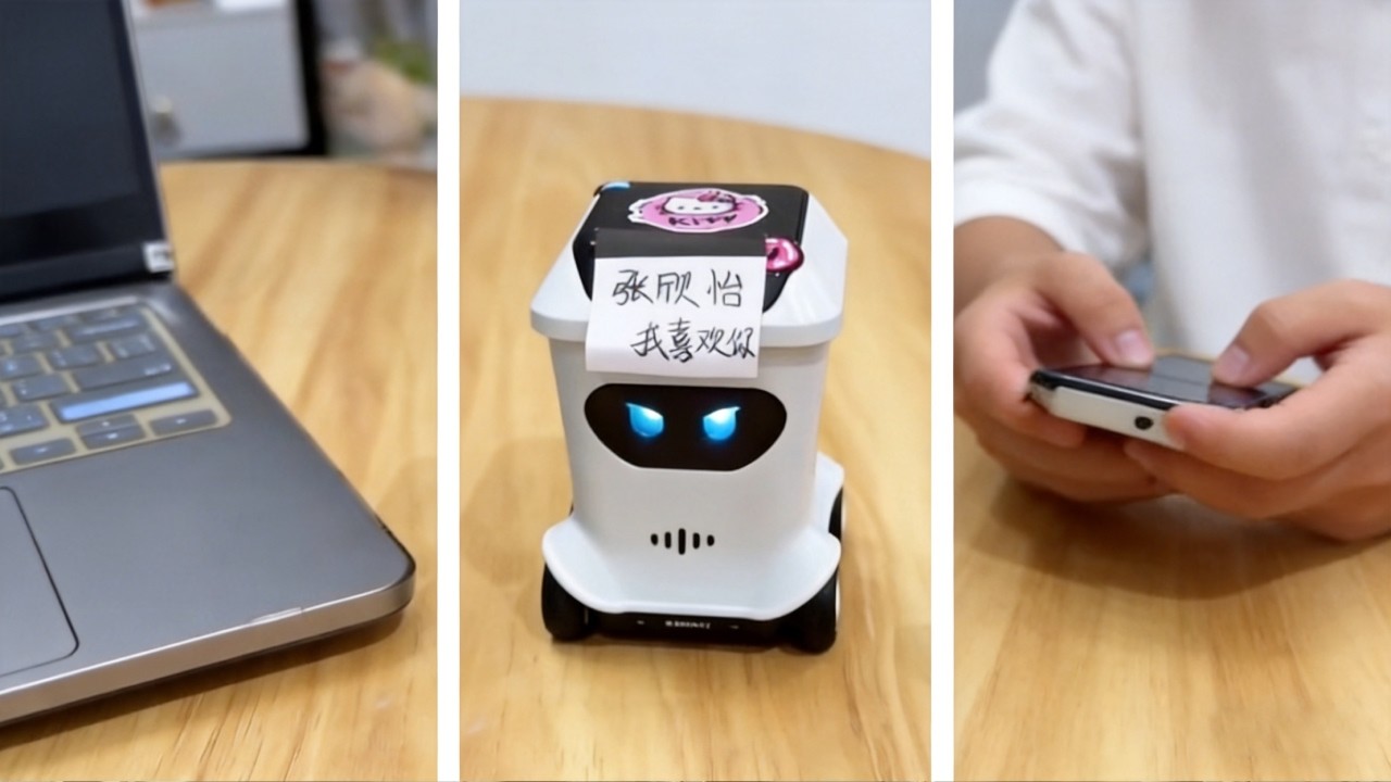 So Sweet! 💖 Adorable Robot from My Boyfriend, A Cute Confession Gift! #Relationship #CuteGifts #Lov