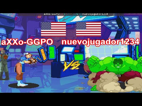 Marvel vs Capcom - aXXo-GGPO vs nuevojugador1234