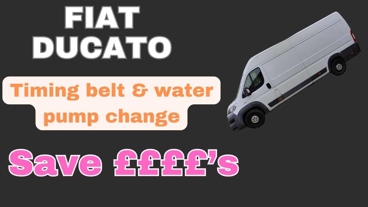 Fiat Ducato Timing belt and Water pump change full detailed video