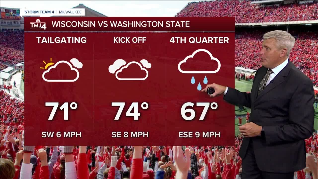 Warm Saturday with temps in the 80s, evening showers - YouTube