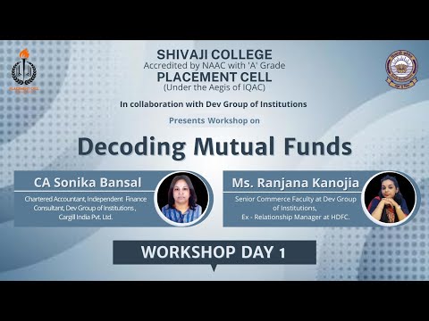 Workshop: Decoding Mutual Funds | Day 1