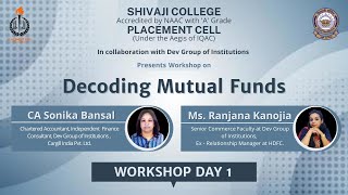 Workshop: Decoding Mutual Funds | Day 1