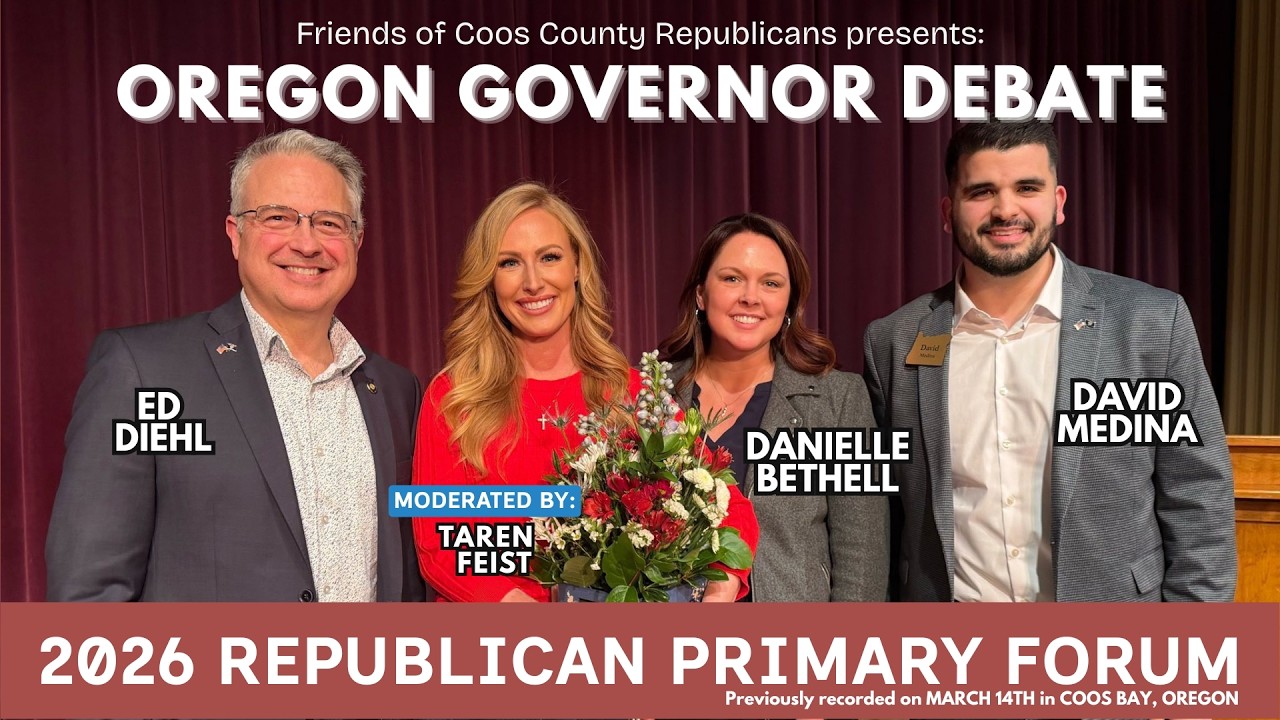 Oregon Governor 2026 Republican Primary Debate in Coos Bay - YouTube