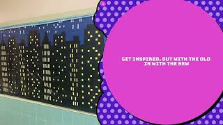 Teacher Hacks / Bulletin Boards/ Simple Colors/ Interchangeable