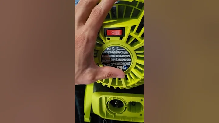 Review Of The Ryobi P3320 Mini 18V Hybrid Fan