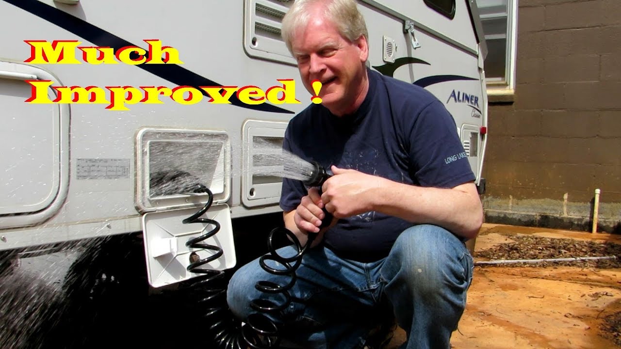 Changing The Outside Shower to a much improved appliance YouTube