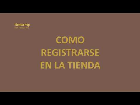 Video: Cómo Registrarse En Una Tienda