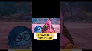 El Valor de Escuchar 👂En esta escena el personaje de tristeza nos enseña el Valor de Escuchar