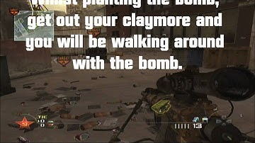 Trickshot tutorial how to run with bomb mw2