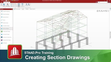 Creating Section Drawings in the Steel AutoDrafter