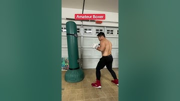 Boxing stance and form: amateur VS pro boxer