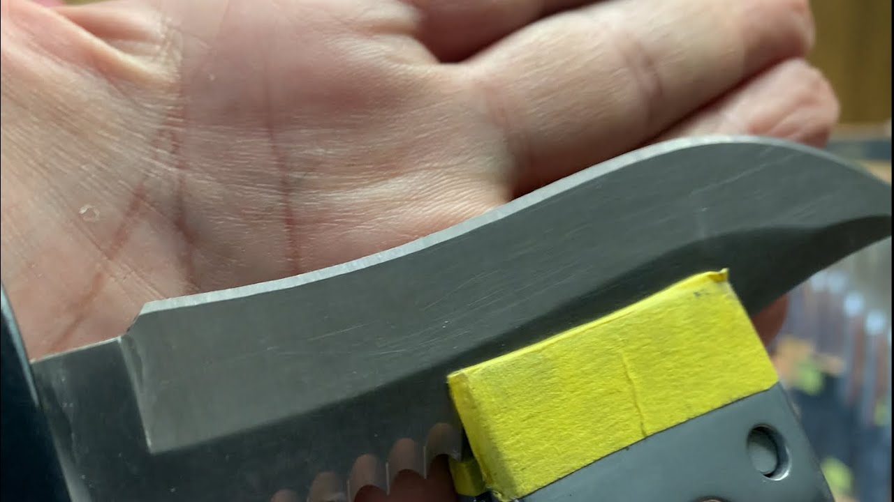 [Full Grind] How To Sharpen A Reverse Curved Knife On The Tormek T8