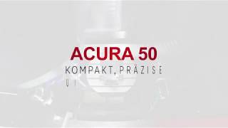 Bearbeitung auf der neuen ACURA 50 von HEDELIUS