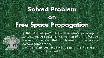 Free Space Propagation Solved Problems 2 | Wireless Communication [English]