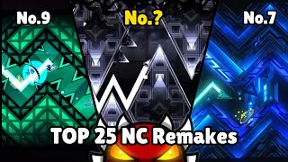 Ranking TOP 25 HARDEST NINE CIRCLES “REMAKES” | Geometry Dash