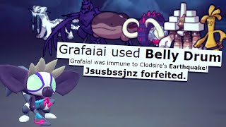 THIS IS WHY YOU USE BELLY DRUM GRAFAIAI! EPIC POKEMON SHOWDOWN SWEEP!