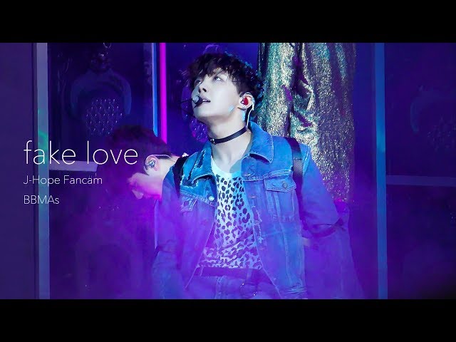 180520 BBMAs | FAKE LOVE 4K | 제이홉 직켐 J-Hope Focus - YouTube
