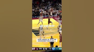 Jaime Jaquez Jr. with the nasty crossover then THROWS IT DOWN! 🔥💪