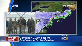 Gov. Cuomo Gives Storm Update From New York City