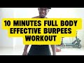 10 minutes full body effective burpees workout #bodybuilding #exercise #challenge #workout