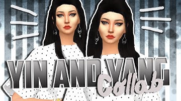 The Sims 4 Create a Sim | Yin and Yang - Collab w/ Dazzlingsimmer