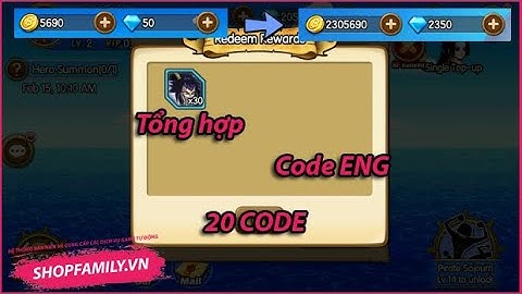 Tổng hợp 20 Code ENG Còn Sử Dụng Được - Kho Báu Huyền Thoại | Yuki Gaming