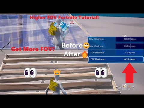 How to get a higher FOV in Fortnite (Tutorial)