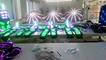 DMX 512 LED costume TC-0152 ,being ageing test.Super synchronous!